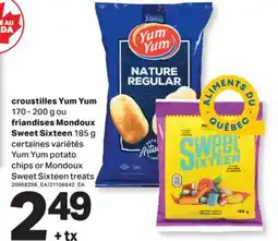 L'Intermarché CROUSTILLES, 170 - 200 G OU FRIANDISES SWEET SIXTEEN, 185 G | POTATO CHIPS OR SWEET SIXTEEN TREATS offer