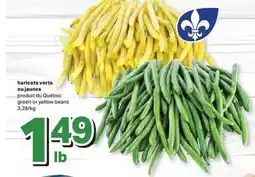 L'Intermarché HARICOTS VERTS OU JAUNES | GREEN OR YELLOW BEANS offer