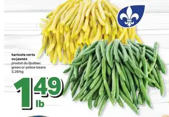 L'Intermarché HARICOTS VERTS OU JAUNES | GREEN OR YELLOW BEANS offer