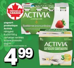 L'Intermarché YOGOURT PROBIOTIQUE | PROBIOTIC YOGURT, 8 X 93/100 G offer