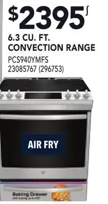 RONA 6.3 CU. FT. CONVECTION RANGE offer