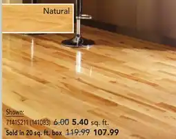 RONA NATURAL HARDWOOD FLOORING offer