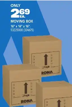RONA MOVING BOX offer