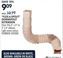 RONA FLEX-A-SPOUT DOWNSPOUT EXTENSION offer