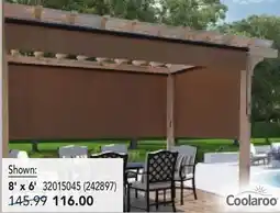 RONA outdoor roller shades offer