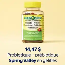 Walmart Spring Valley Pre and Pro Biotic Gummy offer