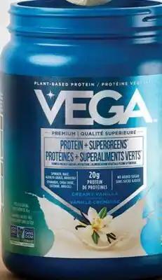 Walmart Protéines + superaliments verts Vega à base de plantes en poudre offer
