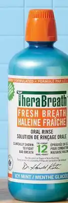 Walmart TheraBreath Fresh Breath Mouthwash offer