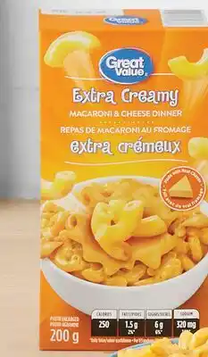 Walmart Macaroni au fromage Great Value offer