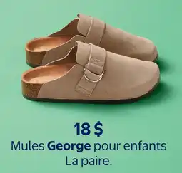 Walmart Mules George pour enfants offer