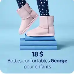 Walmart Bottes confortables George pour enfants offer