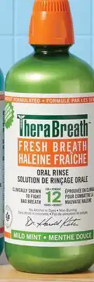 Walmart Solution de rinçage orale TheraBreath offer