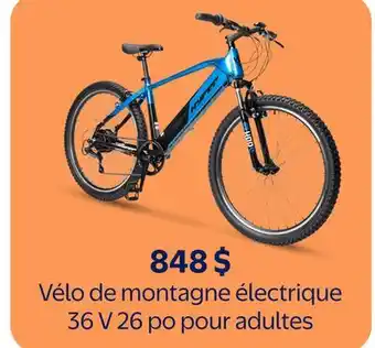 Walmart Velo de montagne électrique 36 V 26 po pour adultes offer