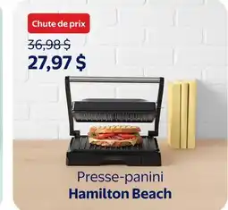 Walmart Presse-panini Hamilton Beach offer