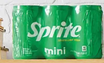 Walmart Minicanette de boisson gazeuse zéro sucre ou Sprite Pop offer