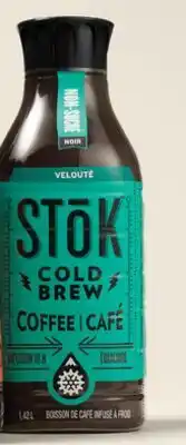Walmart Boisson de café infusé à froid Cold Brew de SToK offer