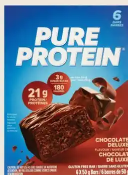 Walmart Barres protéinées Pure Protein offer