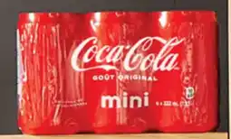 Walmart Minicanettes de boisson gazeuse Coca-Cola Pop offer