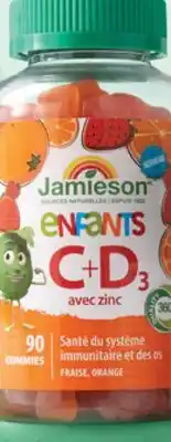 Walmart Jamieson Kids C + D. Gummies with Zinc offer