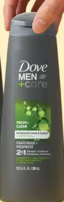 Walmart Shampooing et revitalisant 2 en 1 Dove Men+Care offer