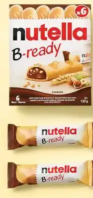 Walmart Pack. of 6 B-ready Nutella bars offer