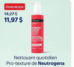 Walmart Nettoyant quotidien Pro-texture de Neutrogena offer