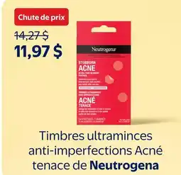 Walmart Timbres ultraminces anti-imperfections Acné tenace de Neutrogena offer
