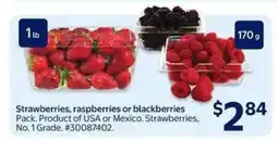 Walmart Strawberries, raspberries or blackberries offer