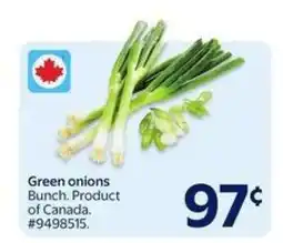 Walmart Green Onions offer