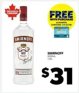 Real Canadian Liquorstore Smirnoff Vodka offer