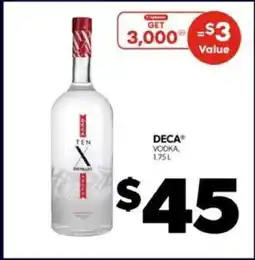 Real Canadian Liquorstore DECA Vodka offer