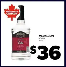 Real Canadian Liquorstore Medallion Vodka offer