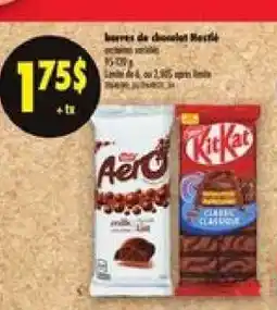 Maxi barres de chocolat Nestlé offer