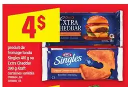 Maxi Kraft Singles ou Extra Cheddar offer