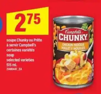 Maxi Campbell's Chunky Soup offer