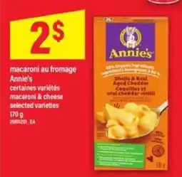 Maxi Annie's macaroni au fromage offer
