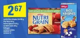 Maxi Kellogg's Rice Krispies, Pop Tarts, Special K, Nutri-Grain offer