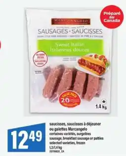 Maxi Marcangelo Sausages offer