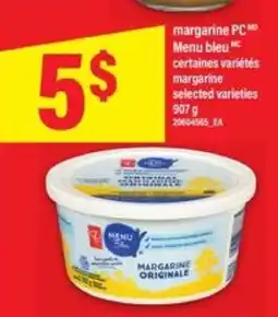 Maxi margarine PC Menu bleu offer
