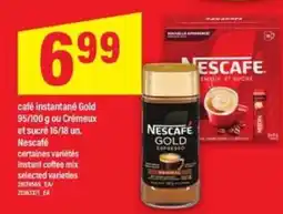 Maxi Nescafé Gold / Crémeux et Sucré offer