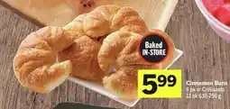 IGA Cinnamon buns offer