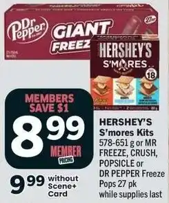 IGA Hershey's s'mores kits offer