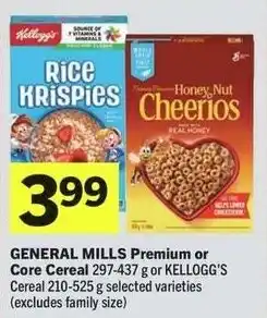 IGA General mills premium or core cereal offer