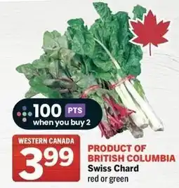 IGA Swiss chard offer