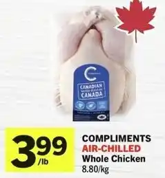 IGA Compliments air-chilled whole chicken offer