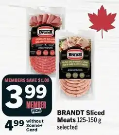 IGA Brandt sliced meats offer