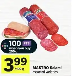 IGA Mastro salami offer