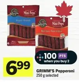 IGA Grimm's pepperoni offer