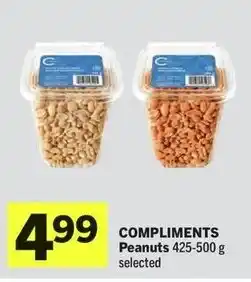 IGA Compliments peanuts offer