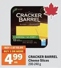 IGA Cracker barrel cheese slices offer